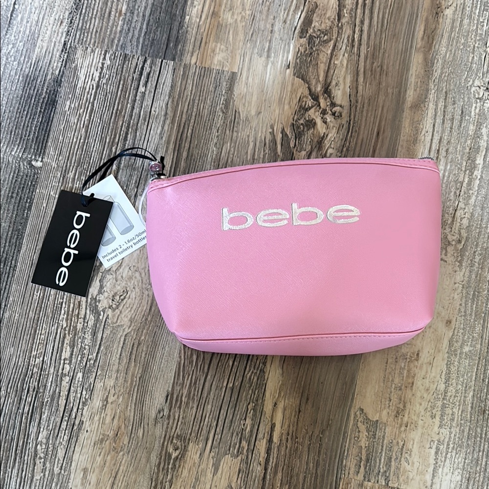Bebe Cosmetic Bag NWT blush pink color